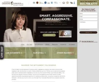 DLslawfirm.com(Denver Personal Injury Attorney) Screenshot