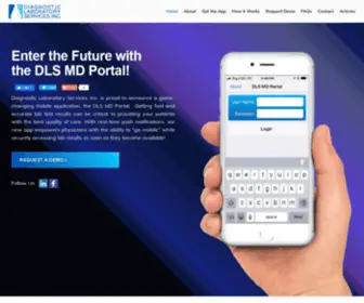 DLSMdportal.com(DLS MD Portal) Screenshot