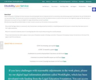 DLS.org.uk(Disability Law Service) Screenshot