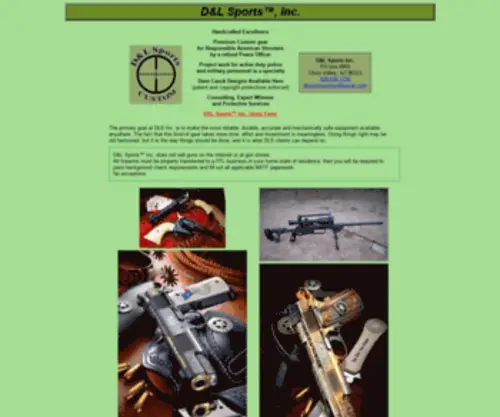 DLsports.com(The Home of Quality Custom Firearms) Screenshot