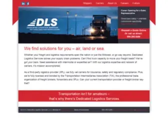 DLStrans.com(Dedicated Logistics Services) Screenshot