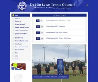 DLTC.net(Dublin Lawn Tennis Council) Screenshot