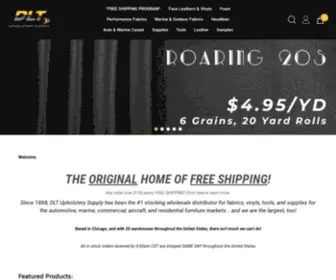 DLtcorporation.com(DLT Upholstery Supply) Screenshot