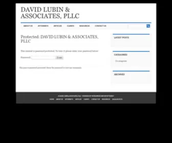 Dlubinassociates.com(dlubinassociates) Screenshot