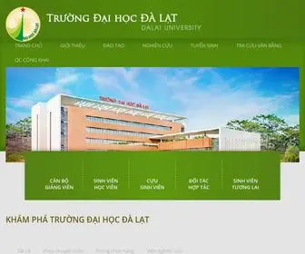 Dlu.edu.vn(Trang ch) Screenshot