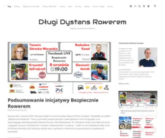 Dlugidystansrowerem.pl(Strona główna) Screenshot