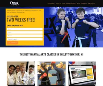 DluxKarate.com(Martial Arts Classes at) Screenshot