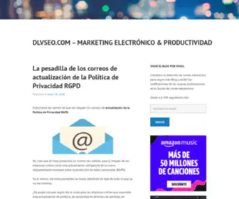 DLvseo.com(Marketing Electrónico & Productividad) Screenshot