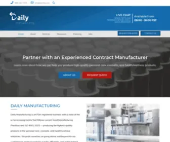 DLYMFG.com(Daily Manufacturing) Screenshot