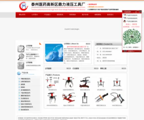 DLYYLM.com(泰州市鼎力液压工具厂) Screenshot