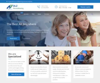 DLZgroup.com.au(A specialist air conditioning service company) Screenshot