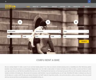 DM-Corfu.gr(D & M Corfu rent a bike & scooter) Screenshot