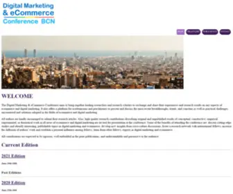 DM-EC.org(Digital Marketing and eCommerce Conference BCNHome) Screenshot