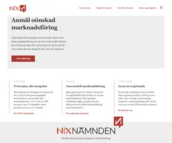 DM-Namnden.org(NIX-nämnden) Screenshot