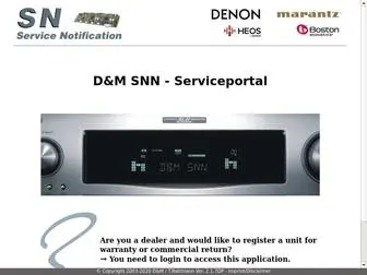 DM-SN.com(Service Notification) Screenshot