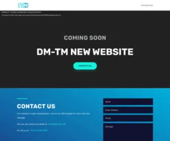 DM-TM.com(Software Production Company) Screenshot