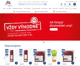DM.cz(Objevte široký sortiment online drogerie dm) Screenshot