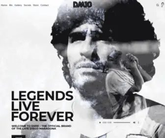 DM10.com(Diego Maradona Official) Screenshot