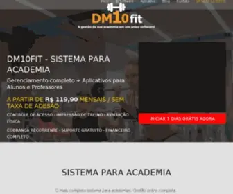 DM10Fit.com.br(Sistema para academia) Screenshot