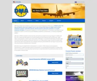 Dma-Aero.com(Air Data Test Sets) Screenshot