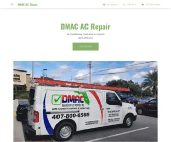 Dmacacrepair.com(DMAC AC Repair) Screenshot