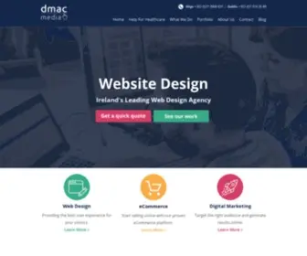 Dmacmedia.ie(Website Design Ireland) Screenshot