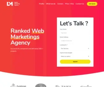 Dmagency.in(Best Web Design Company in Bangalore) Screenshot