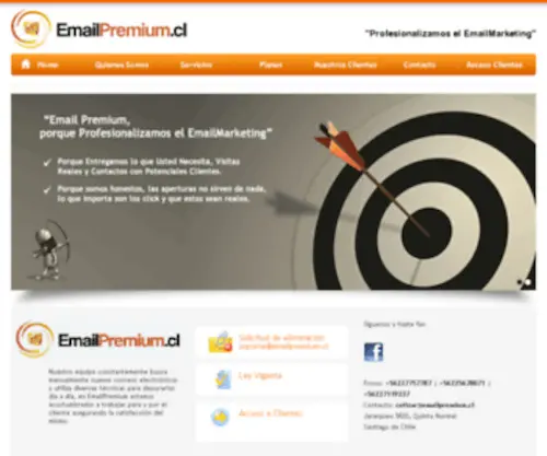 Dmail.cl(Email Premium) Screenshot