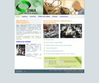 Dmaingenieria.com.mx(Diseño Maquinado y Automatización (DMA Ingeniería)) Screenshot