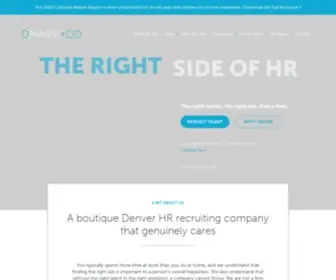 Dmarieandco.com(Leading Denver HR Recruiting Company) Screenshot