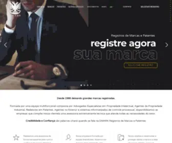 Dmark.com.br(DMARK Registros de Marcas e Patentes) Screenshot