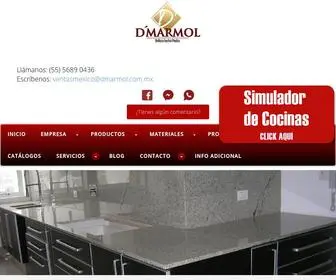 Dmarmol.com.mx(D'mármol) Screenshot