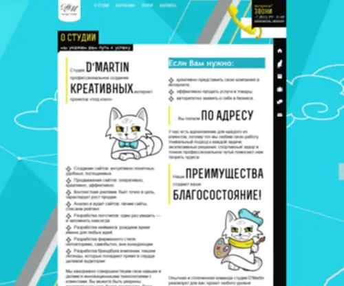 Dmartin.ru(О студии) Screenshot