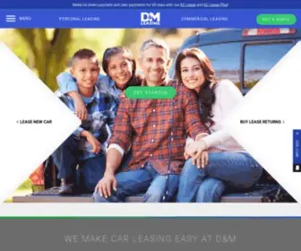 Dmautoleasing.com(D&M Auto Leasing) Screenshot