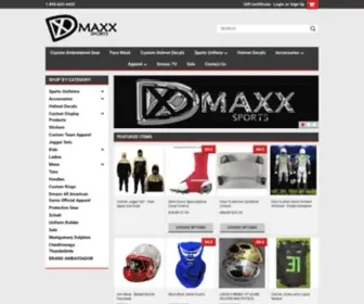 Dmaxxsports.com(Custom Uniforms) Screenshot