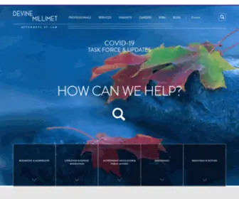 DMB.com(Devine Millimet Attorneys at Law) Screenshot