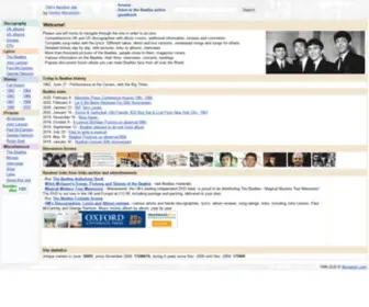 Dmbeatles.com(DM's Beatles site) Screenshot