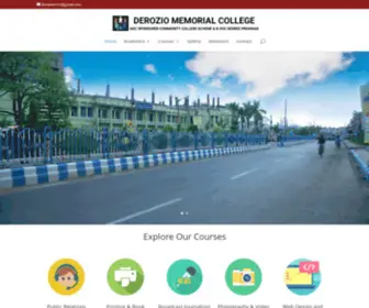 DMCbvocccs.in(Derozio Memorial Community College) Screenshot