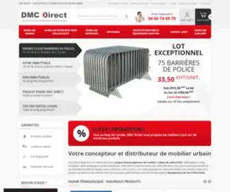 DMCDirect.fr(Distributeur de mobilier urbain pour collectivités) Screenshot