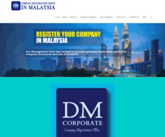 Dmcorporate.com(Buying Brand New Ready Made Company) Screenshot