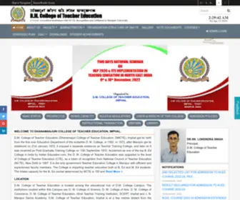 DMcte.ac.in(College of Teacher Education) Screenshot