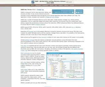 Dmde.com(About DMDE (DM Disk Editor and Data Recovery Software)) Screenshot