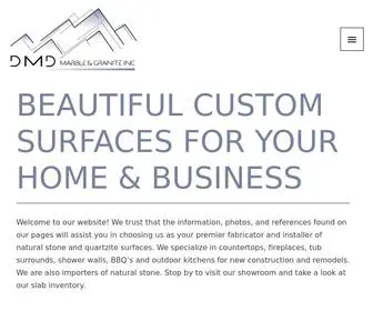 DMDgranite.com(Custom stone and quartz surfaces) Screenshot