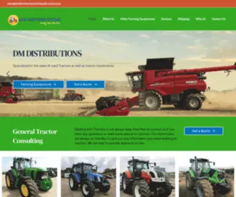 Dmdistributionsfairlyusedtractors.com(Fairly Used Tractors) Screenshot