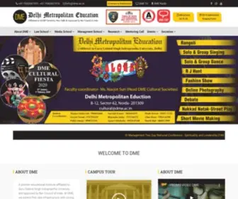 Dme.ac.in(Top Ipu College For BBA In Delhi) Screenshot