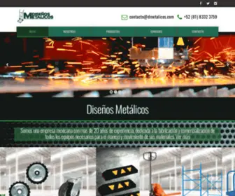 Dmetalicos.com(Diseños) Screenshot