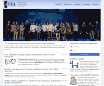 Dmfa.si(DMFA Slovenije) Screenshot