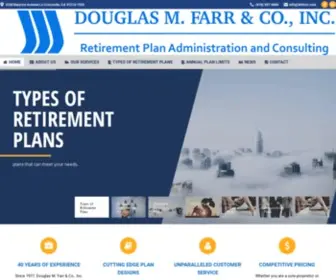 Dmfarr.com(Retirement Plan Design Implementation Administration & Consulting) Screenshot