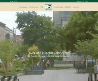 Dmfinc.com(Diversified Metal Fabricators) Screenshot