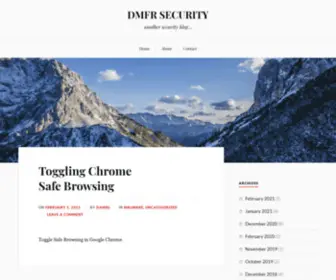 DMFrsecurity.com(Another security blog) Screenshot